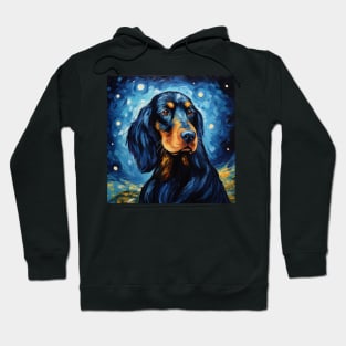 Gordon Setter Starry Night Hoodie